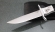 Нож Финка НКВД выкидная сталь S390 накладки акрил черный с красной звездой