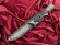Нож Байкал сталь CPM S125v рукоять акрил черный (Scrimshaw)