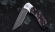 Складной нож Беркут, сталь Х12МФ, рукоять накладки акрил коричневый с дюралью