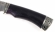 Нож из стали S390 Барракуда рукоять карельская береза стабилизированная фиолетовая, мельхиор