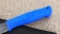 Нож Пехотинец сталь Х12МФ, рукоять резинопласт синий