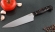 Кухонный нож Шеф №5 сталь 95Х18 рукоять акрил коричневый