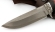 Нож Анчар сталь Булат, рукоять черный граб-карельская береза, мельхиор (Распродажа)
