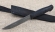 Нож Пехотинец сталь Х12МФ, рукоять резинопласт черный