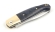 Складной нож Клык, сталь Elmax, рукоять накладки карельская береза стабилизированная фиолетовая