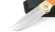 Складной нож Таежник, сталь Elmax, рукоять накладки карельская береза стабилизированная янтарь