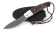Нож Клык, складной, сталь Х12МФ, рукоять накладки венге или черный граб (Распродажа)