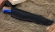 Нож Таёжный сталь Х12МФ, рукоять карельская береза искусственный камень синий