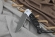 Складной нож Ворон, сталь Х12МФ, рукоять накладки черный граб резная с дюралью