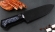 Кухонный нож Шеф №1 сталь 95Х18, рукоять синий акрил