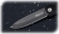 Складной нож Колибри, сталь булат, рукоять накладки черный граб