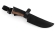Нож Амур сталь дамаск ламинированный, рукоять карельская береза стабилизированная коричневая+ черный граб, мельхиор