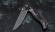 Нож Стрелок, складной, сталь Х12МФ, рукоять накладки акрил коричневый (Распродажа)