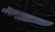 Нож S390 «Засапожный» сатин рукоять карбон железное дерево черный граб