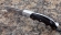 Складной нож Ястреб, сталь Elmax, рукоять накладки карельская береза стабилизированная коричневая