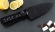 Кухонный нож Шеф №6 сталь 95Х18, рукоять черный акрил