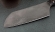 Кухонный нож Шеф №2 сталь Х12МФ, рукоять коричневый акрил