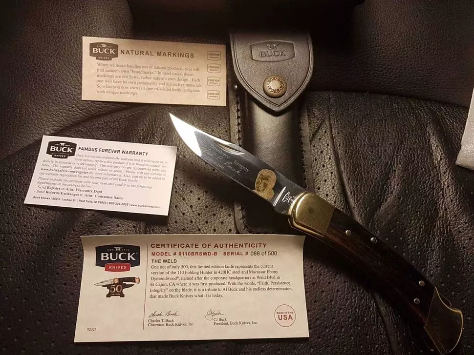 Buck's Model 110 Buck's Model 110