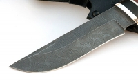 Нож Русак сталь дамаск, рукоять бубинга-черный граб - _MG_2718.jpg