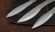 Набор метательных ножей из 3 штук из стали 65Г