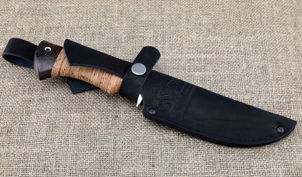 Нож Алтай сталь Х12МФ, рукоять береста Нож Алтай сталь Х12МФ, рукоять береста