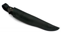 Нож Крот сталь булат, рукоять черный граб-кап, мельхиор - IMG_4788.jpg