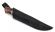 Нож Коршун сталь дамаск долы рукоять карельская береза стабилизированная+ черный граб с инкрустацией
