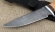 Нож Аллигатор-2 сталь дамаск рукоять береста