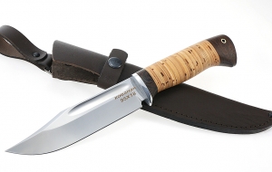 Нож Дельфин сталь 95х18, рукоять береста