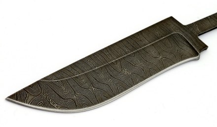 Клинок Бекас, сталь дамаск