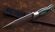 Нож Лидер цельнометаллический, сталь 95х18, рукоять микарта зеленая