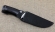 Нож Аллигатор-2 сталь дамаск рукоять черный граб