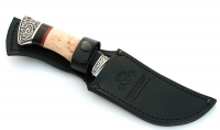 Нож Елец сталь ELMAX , рукоять карельская береза-черный граб,мельхиор - IMG_5013.jpg