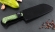 Нож Шеф №3 сталь 95Х18, рукоять зеленый акрил