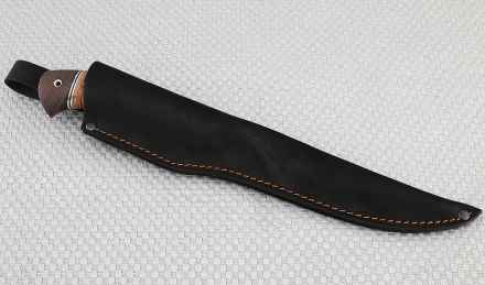 Нож Филейка большая сталь дамаск, рукоять береста дюраль Нож Филейка большая сталь дамаск, рукоять береста дюраль