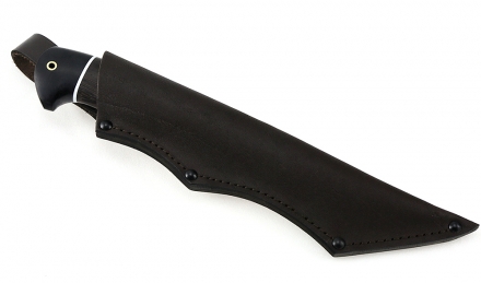 Нож Каратель сталь дамаск камень рукоять венге черный граб Нож Каратель сталь дамаск камень рукоять венге черный граб