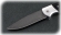 Складной нож Ворон, сталь Х12МФ, рукоять накладки акрил черный с дюралью