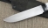 Нож Ягуар сталь кованая У8А  рукоять акрил белый