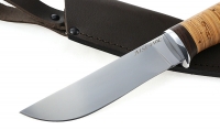 Нож Лось сталь AISI 440C, рукоять береста - Нож Лось сталь AISI 440C, рукоять береста