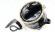 Набор: фляжка круглая 1 литр нержавеющая сталь в черной коже рисунок собака и нож складной Малыш сталь дамаск