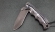 Нож Носорог, сталь Х12МФ, складной, рукоять накладки микарта белая