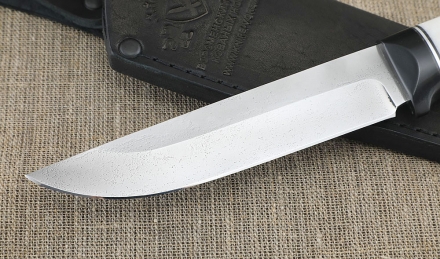 Нож Охотник сталь кованая У8А рукоять акрил белый Нож Охотник сталь кованая У8А рукоять акрил белый