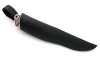 Нож Налим сталь ELMAX , рукоять карельская береза-черный граб,мельхиор - IMG_5046.jpg