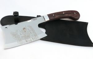 Тяпка №3 цельнометаллическая: сталь 95Х18, рукоять венге