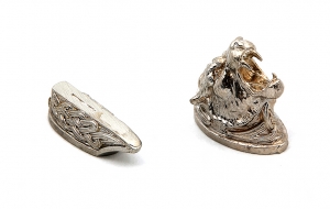 Комплект литье № 35 для ножа: гарда и навершие