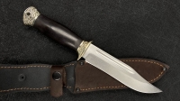 Нож Дельфин S390 Bohler, рукоять черный граб, мельхиор (распродажа) - Нож Дельфин S390 Bohler, рукоять черный граб, мельхиор (распродажа)
