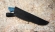Нож Хантер сталь х12мф рукоять стабилизированная карельская береза синяя