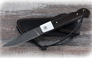 Складной нож Стриж, сталь Х12МФ, рукоять накладки венге с дюралью