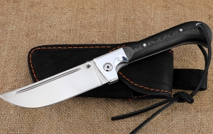 Нож складной Пчак сталь Elmax накладки карбон Нож складной Пчак сталь Elmax накладки карбон