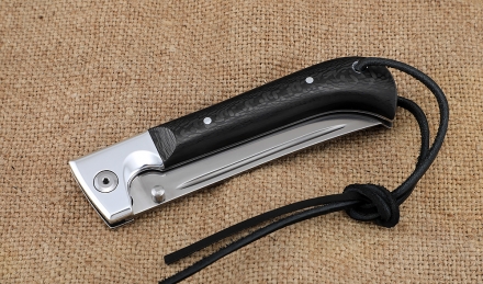 Нож складной Пчак сталь Elmax накладки карбон Нож складной Пчак сталь Elmax накладки карбон